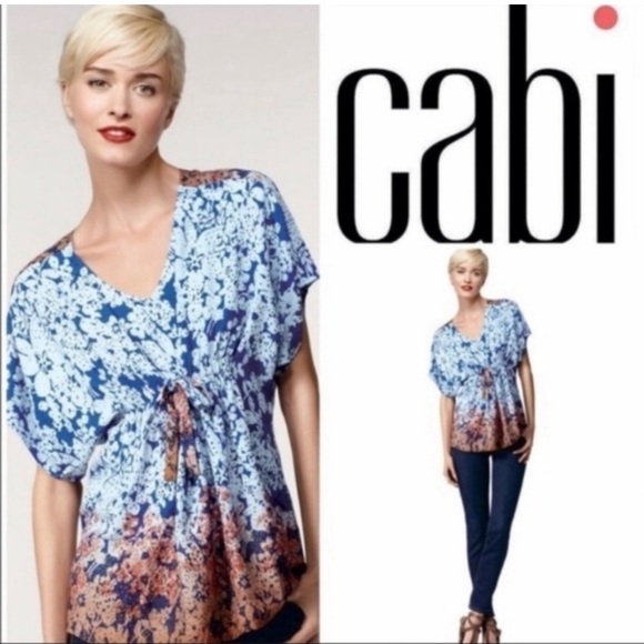 CABI Ombré Printed Top - Picture 2 of 6